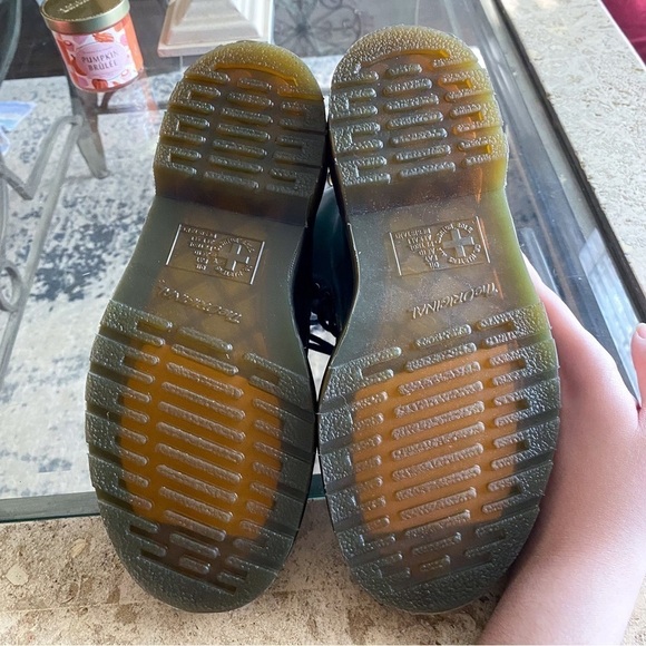 Dr. Martens Boot 1460 Pascal Leather Gradient Green Antique Temperley 6 GUC - Picture 11 of 13